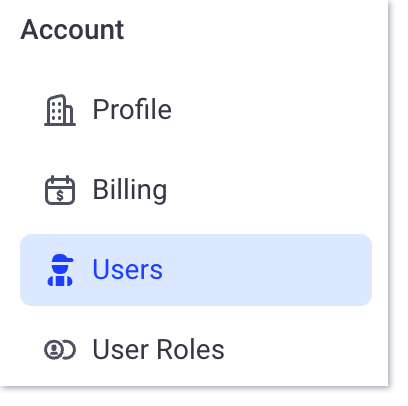 User settings