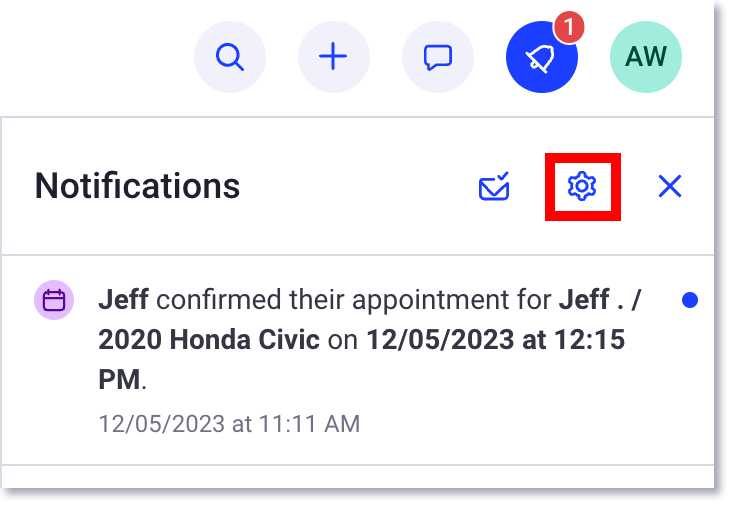 notification settings icon