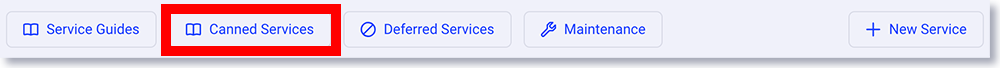 Ajouter un service standardisé à une estimation