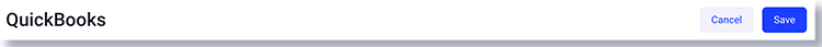 guardar cambios en la configuración de QuickBooks