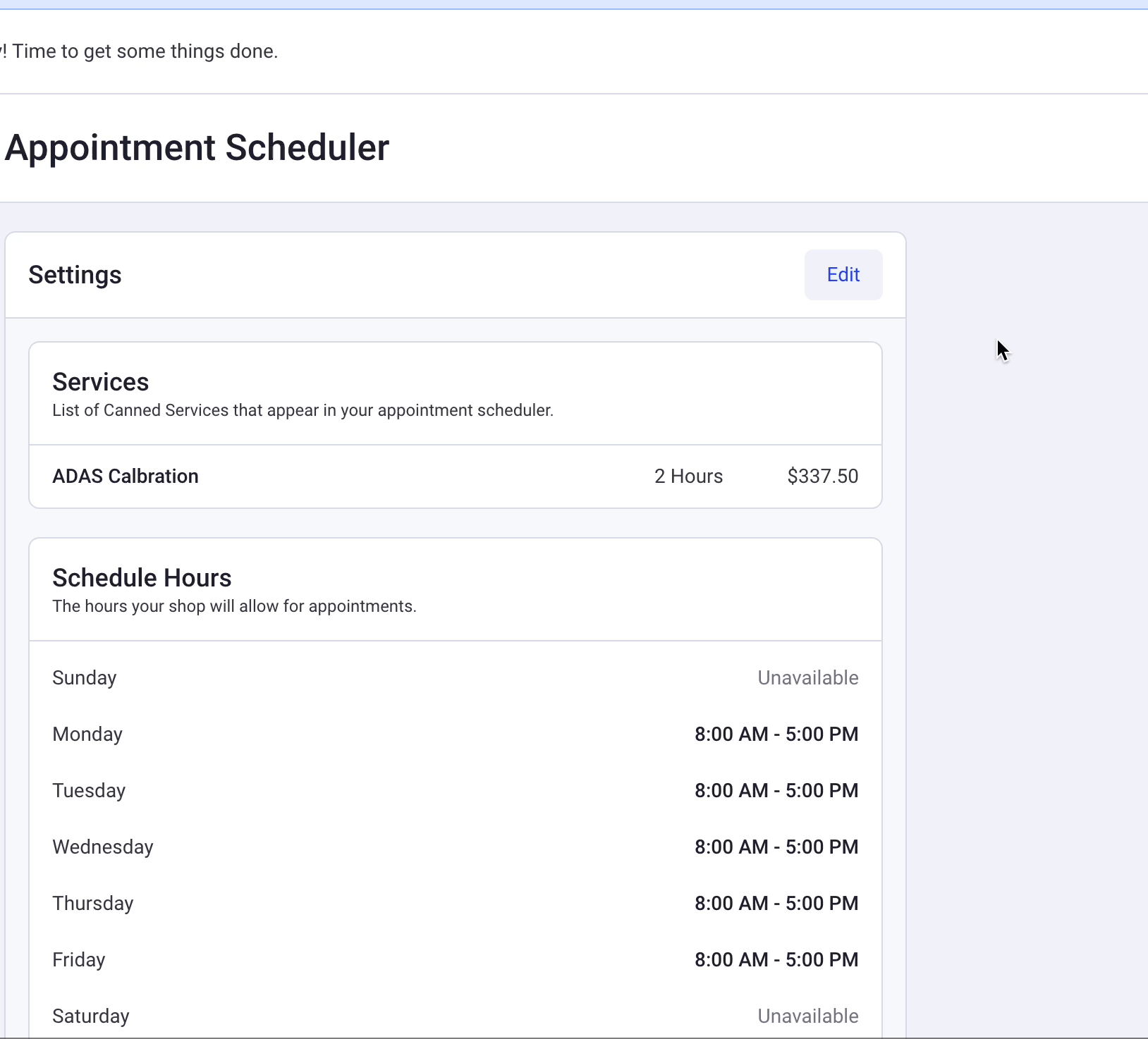 Paramètres du planificateur de rendez-vous CRM Essentials