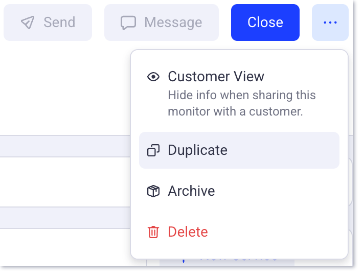 duplicate an order