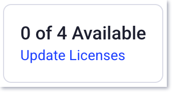 available user licenses