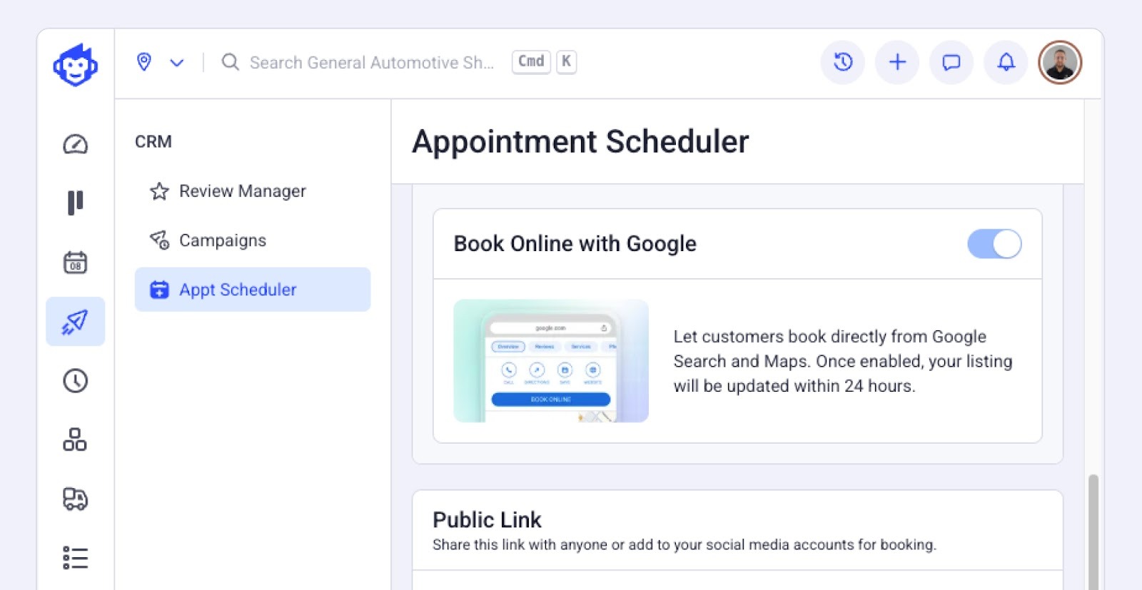 Book with Google, Workflow Improvements, and More