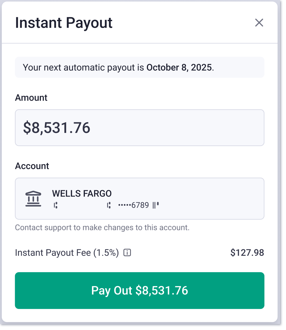 Review Instant Payout