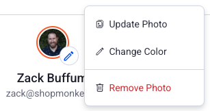 adding image to user profile icon