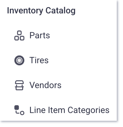 Catálogo de inventario de la sede central