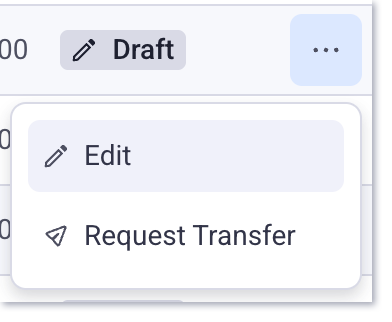 Modification du transfert de sous-emplacement du siège social